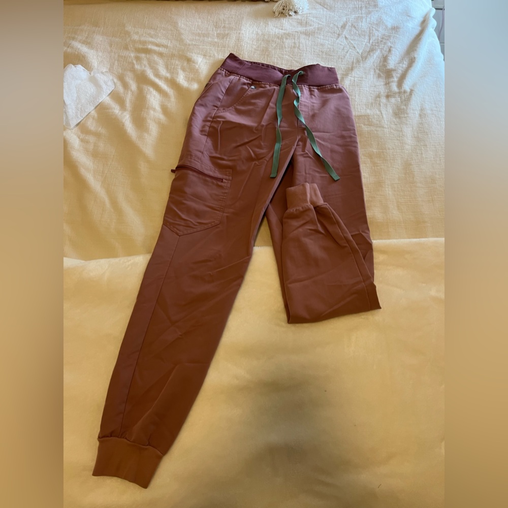 High waisted MAUVE jogger figs